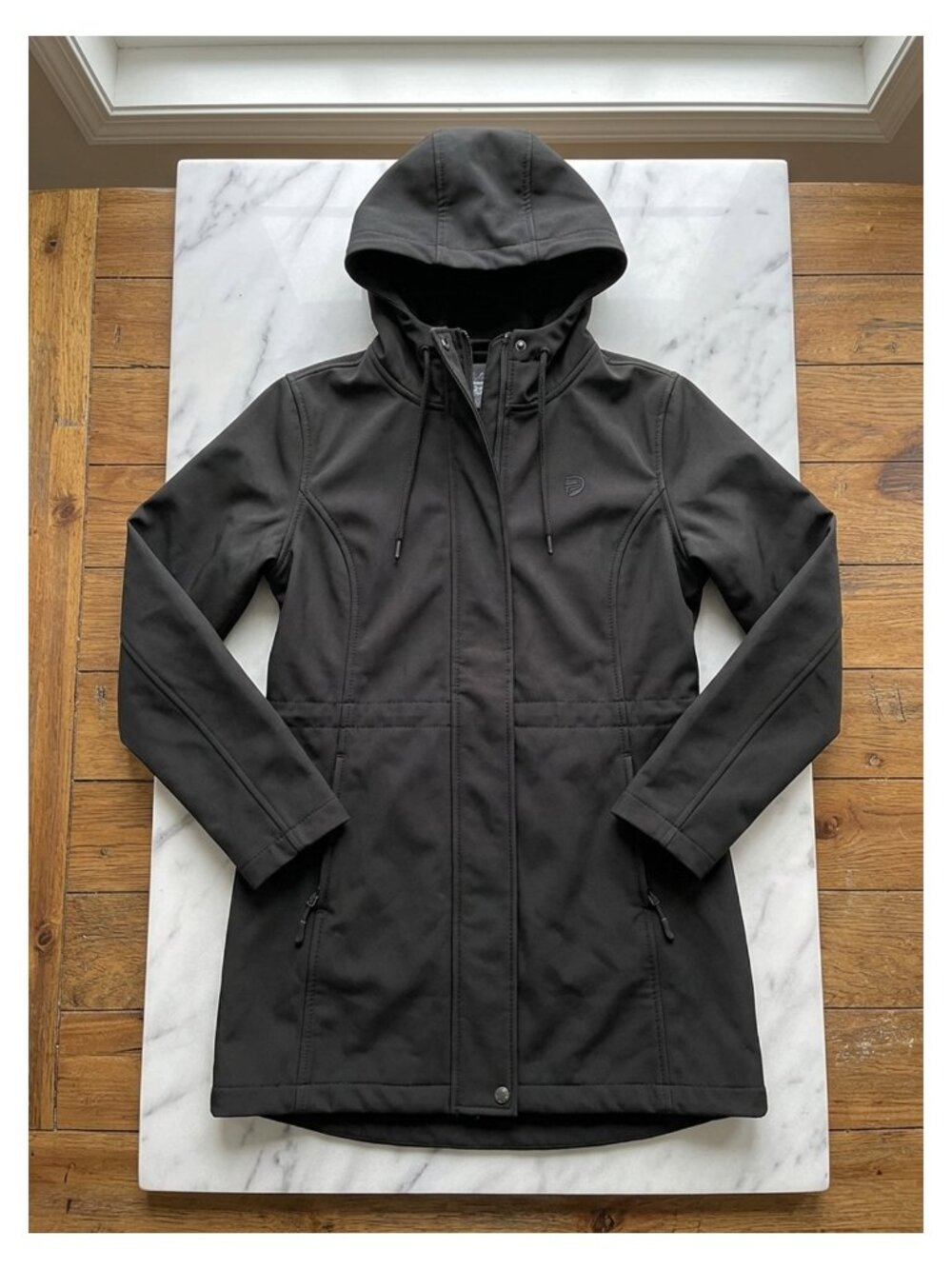 Women's Waterproof Fleece Lined Hooded Softshell Rain Coat